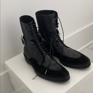 Givenchy Aviator 4G leather boots